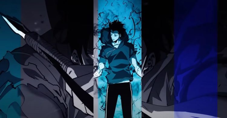 Jin-woo looks ominous from Solo Leveling