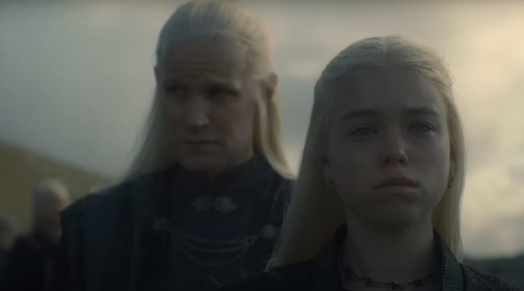 Daemon and Rhaenyra from House of the Dragon