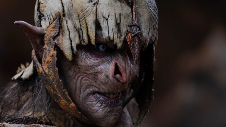 Close up of Orc The Rings of Power