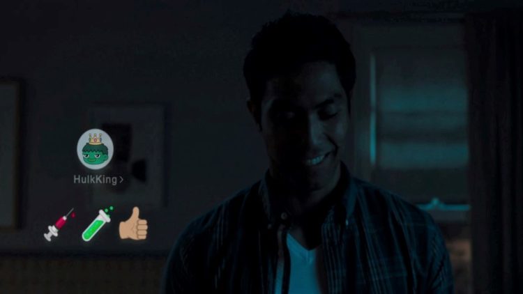 Josh texting HulkKing in She-Hulk Episode 7