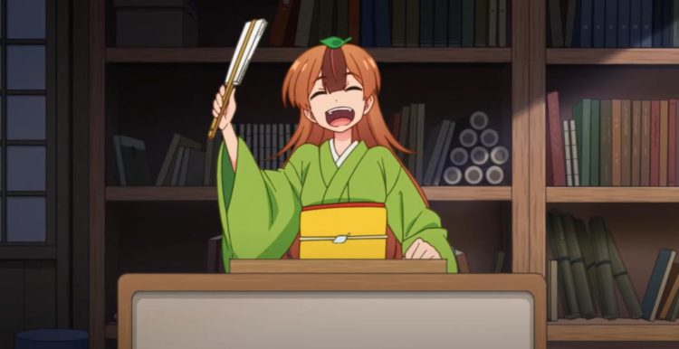 Mameda calls order at a meeting in her local library on the stand