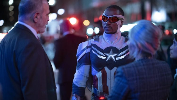 Falcon/Sam Wilson (Anthony Mackie) as Captain America in The Falcon and The Winter Soldier