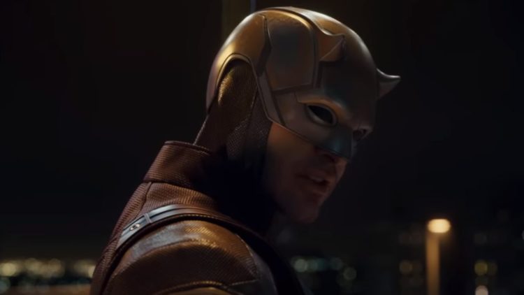 Charlie Cox as Daredevil on a rooftop in She-Hulk: Attorney at Law