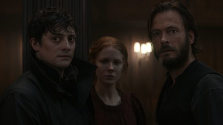 Aneurin Barnard, Emily Beecham, Andreas Pietschmann in 1899