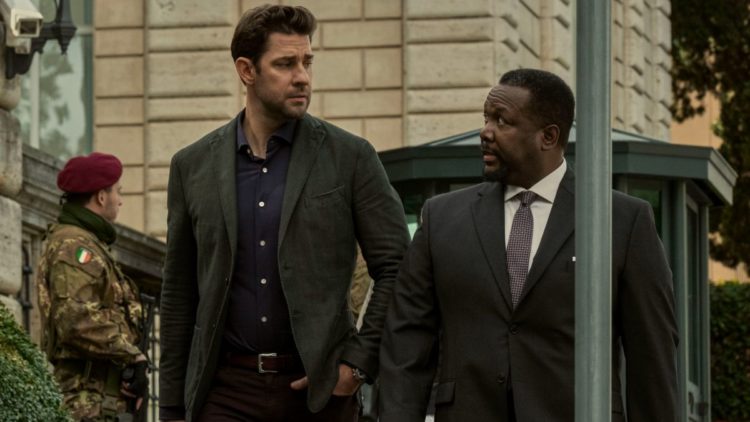 Jack and James walking in the city in Tom Clancy's Jack Ryan Season 3