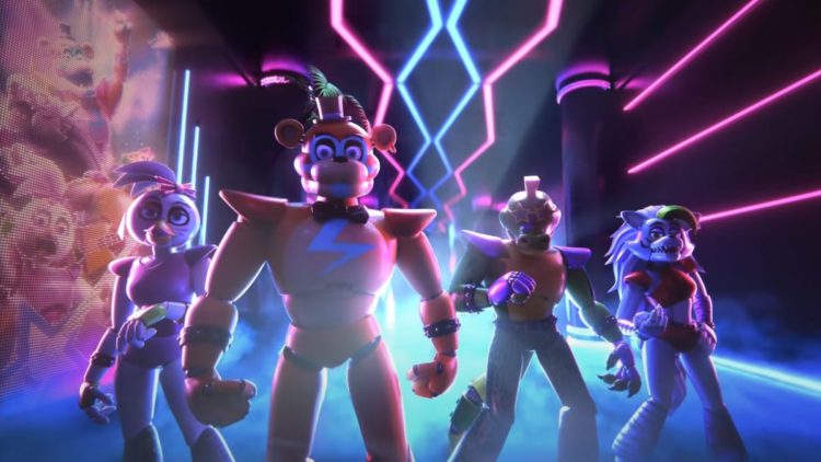 Freddy Fazbear and the animatronics in Five Nights at Freddy's: Security Breach