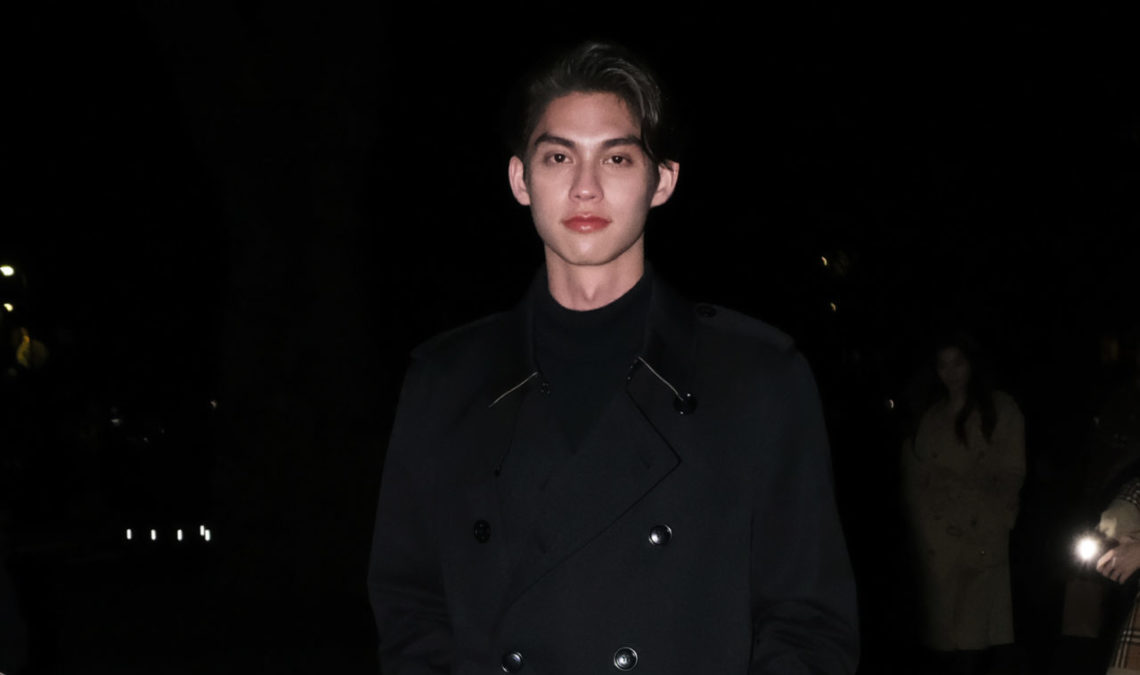 Bright Vachirawit attends Burberry show and turns the street into his own runway