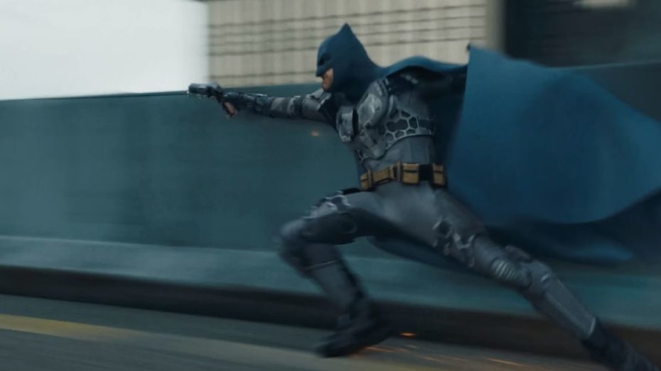 DC Fans React To Batman s Blue And Grey Suit In The Flash Movie